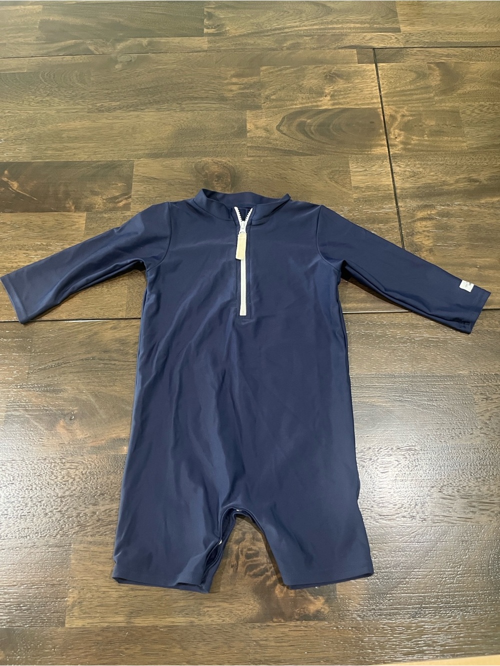 Vaenait Baby Large 12-24 Month Navy Blue Kids Long Sleeve Swimsuit Rash Guard